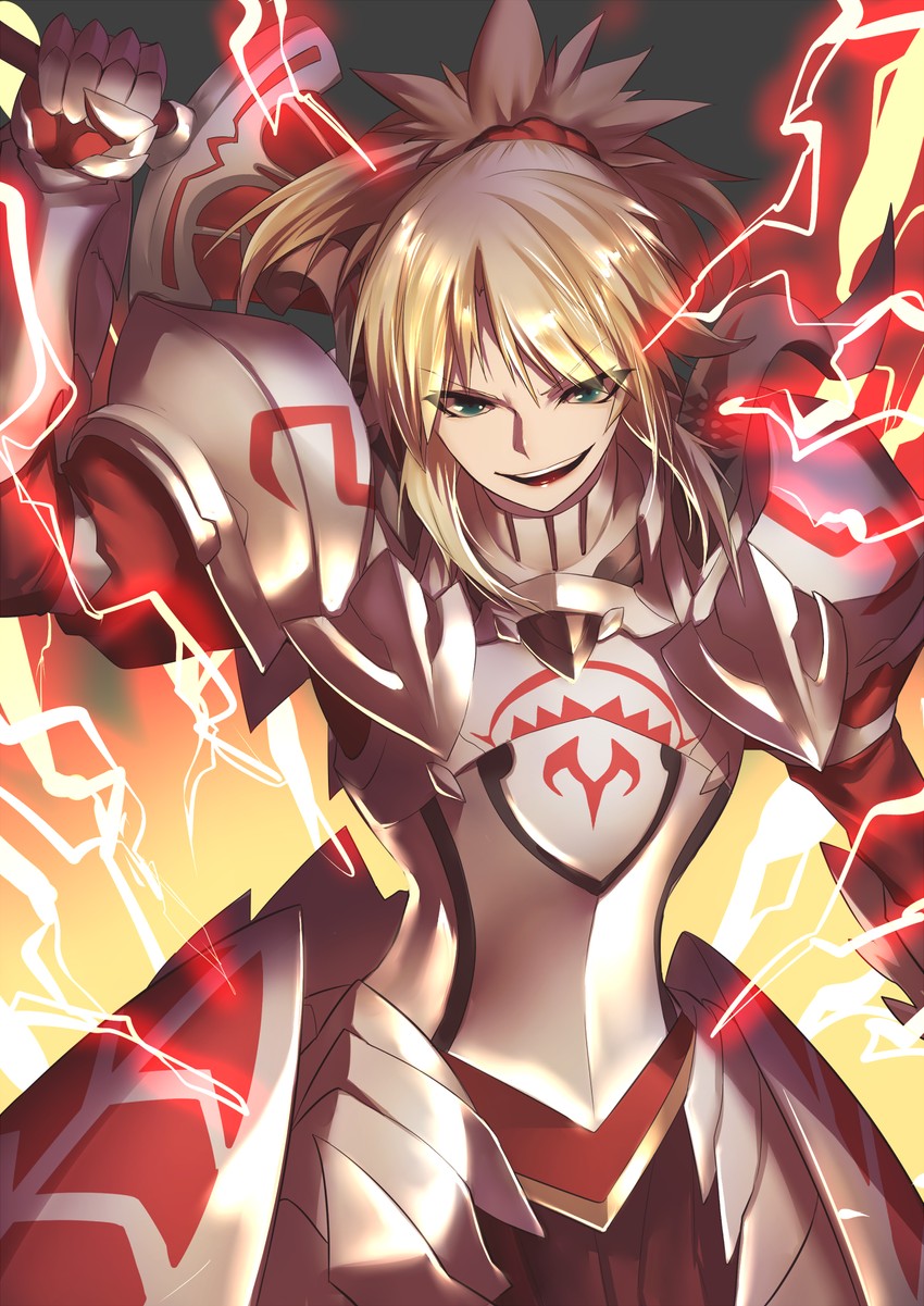 mordred (fate and 2 more) drawn by rahato