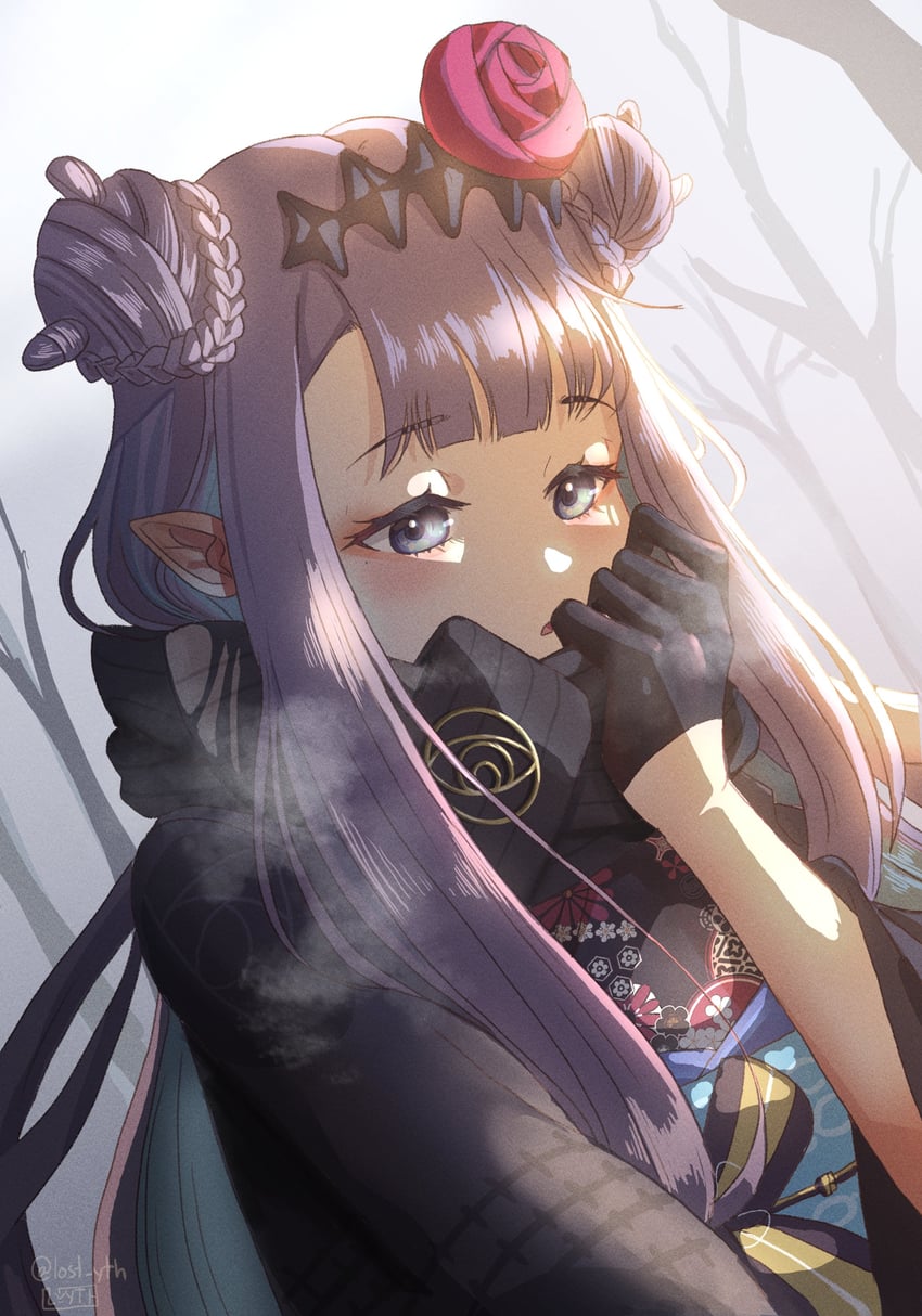 ninomae ina'nis (hololive and 1 more) drawn by l_yth