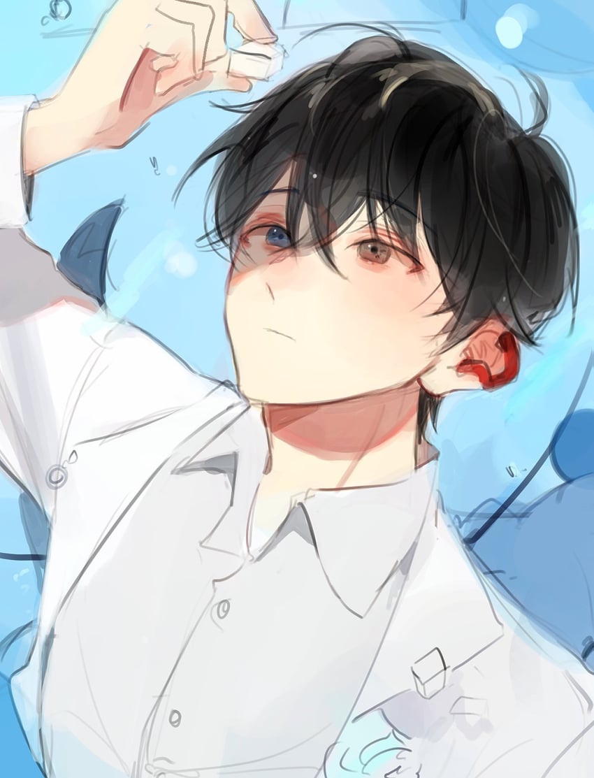 park moo-hyun (eoduun badaui deungbul-i doeeo) drawn by seodae_7810