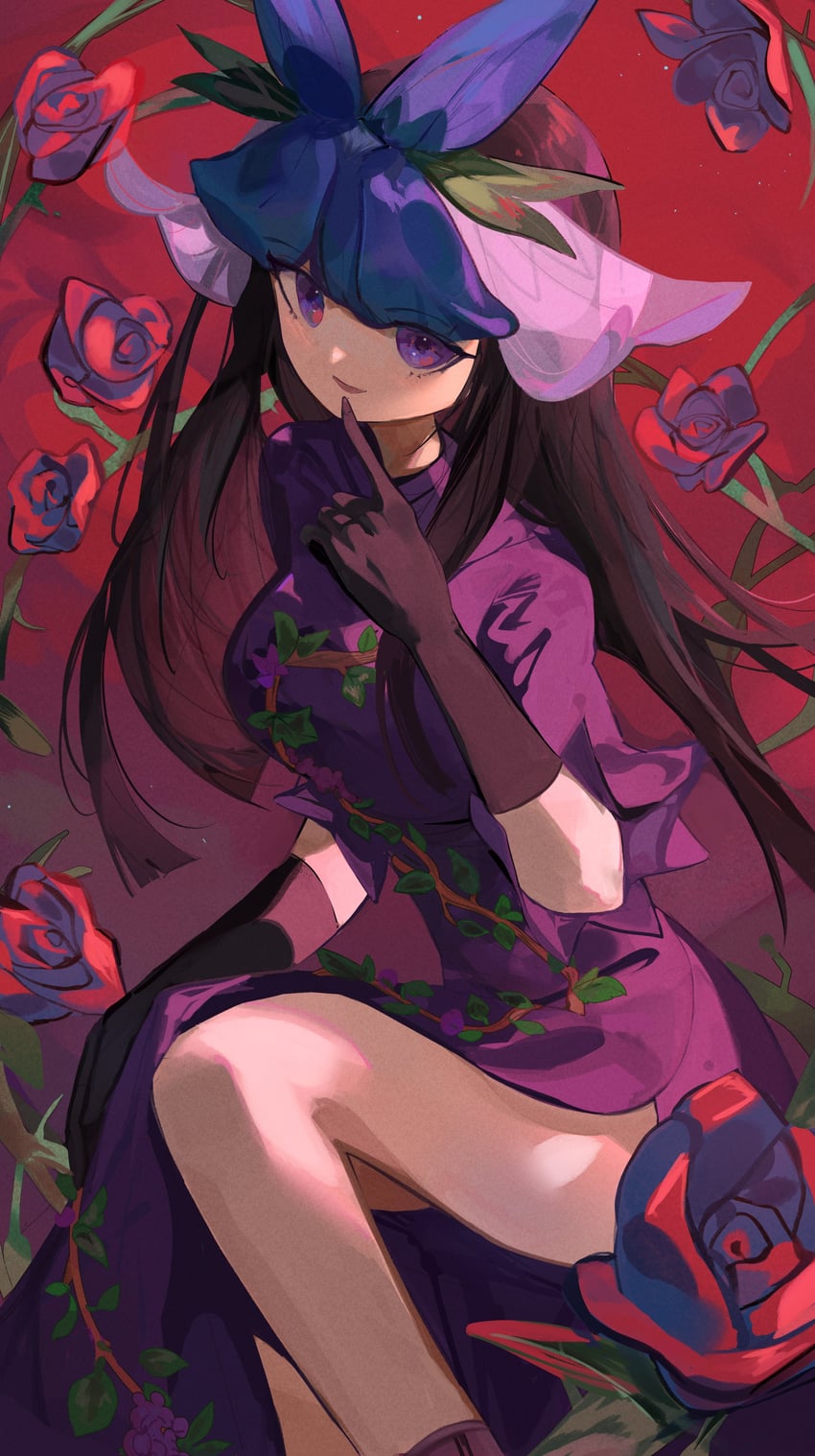 yomotsu hisami (touhou and 1 more) drawn by daedalu