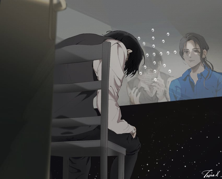 kim dokja and lee sookyung (omniscient reader's viewpoint) drawn by tutuna01