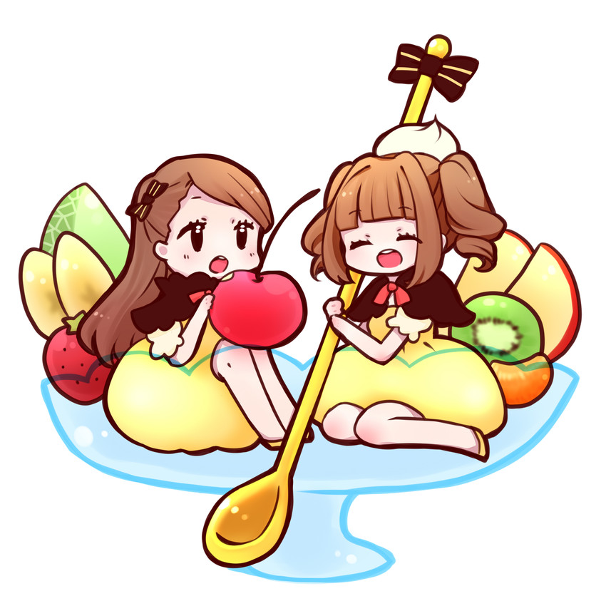 minase iori and takatsuki yayoi (idolmaster) drawn by kanna_(grapejery)