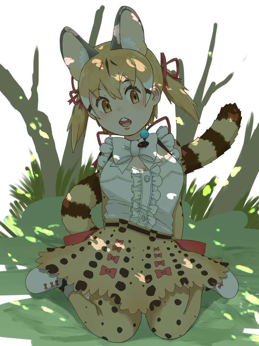 large-spotted genet (kemono friends and 1 more) drawn by y0whqzz8bkslezl