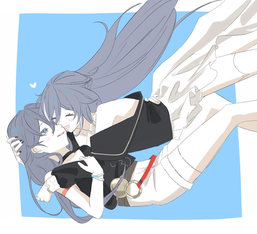 fu hua and herrscher of sentience (honkai and 1 more) drawn by sho_2nini