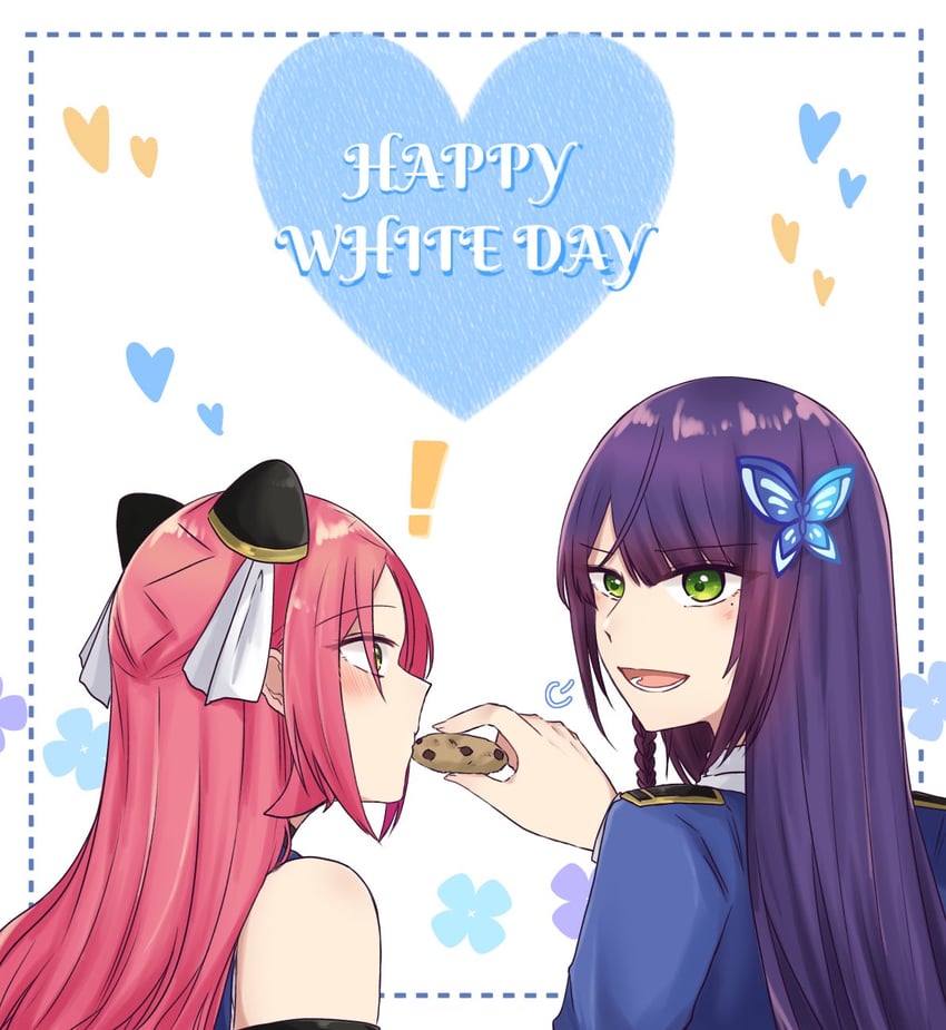 funada kiito and shiba tomoshibi (assault lily) drawn by nigari_(ngari_0115)