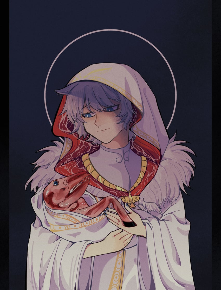 azusa mifuyu (mahou shoujo madoka magica and 1 more) drawn by mocaccc