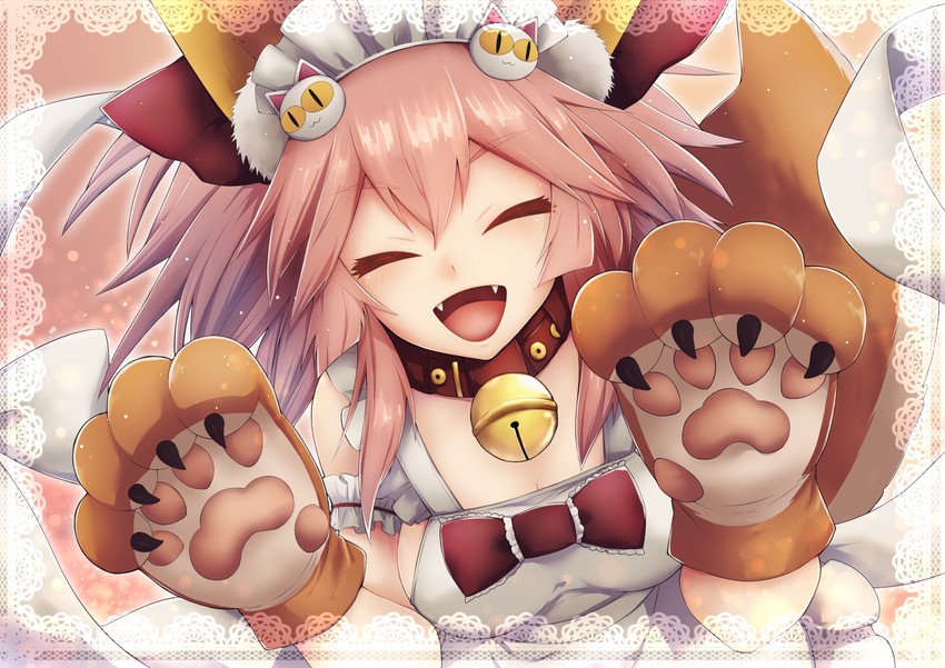 tamamo and tamamo cat (fate and 1 more) drawn by meimi_(meimi414)