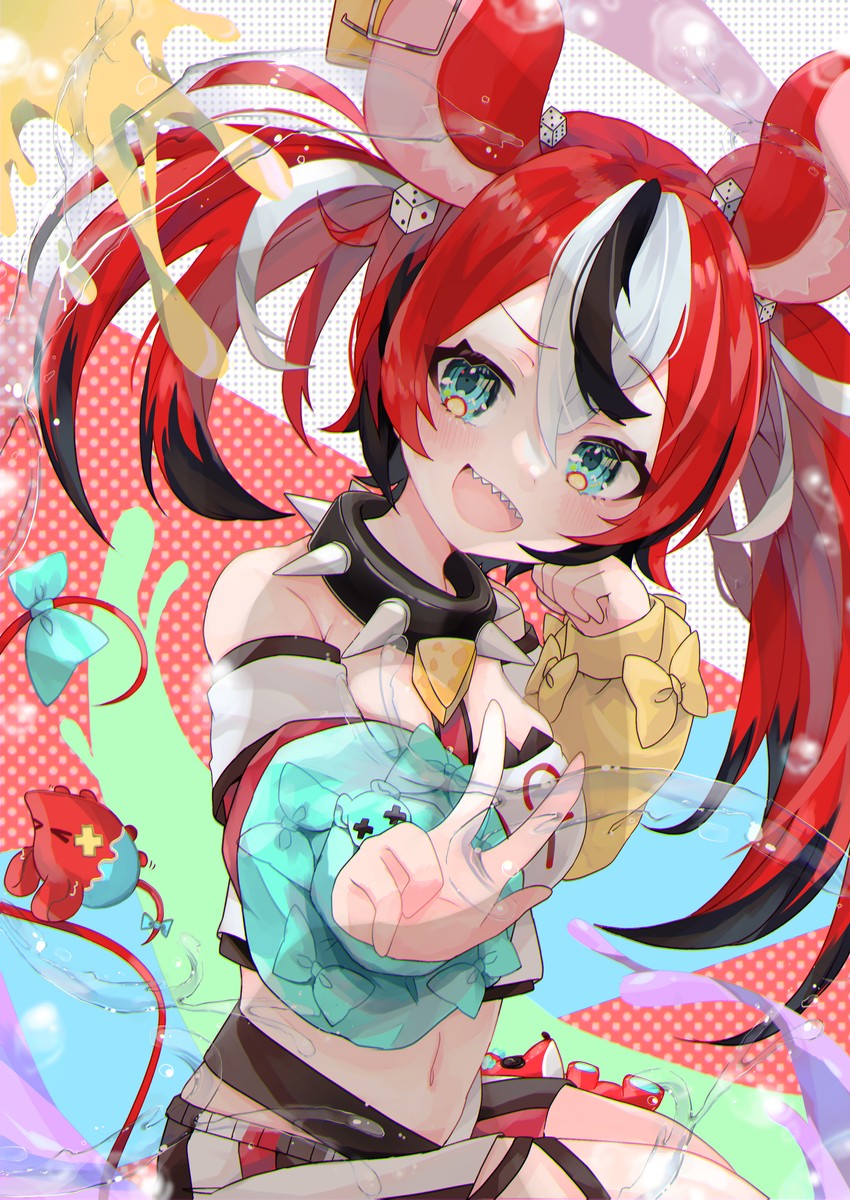 hakos baelz (hololive and 1 more) drawn by nemuta_muu