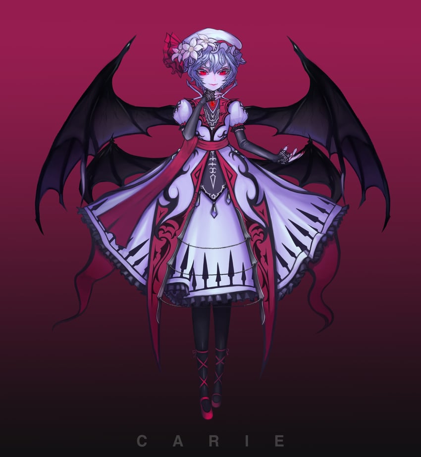 remilia scarlet (touhou and 1 more) drawn by estelle8js