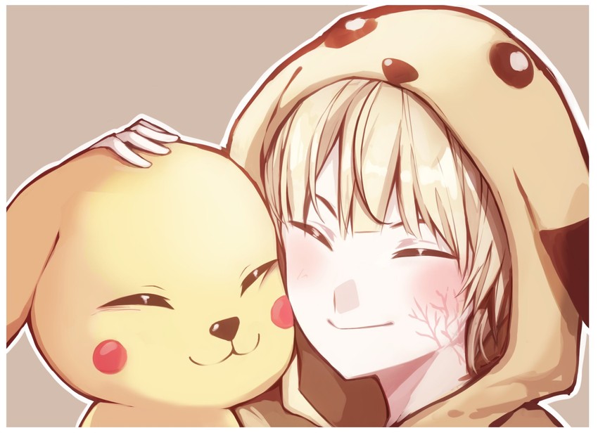 pikachu and wattson (pokemon and 1 more) drawn by nitogebeto