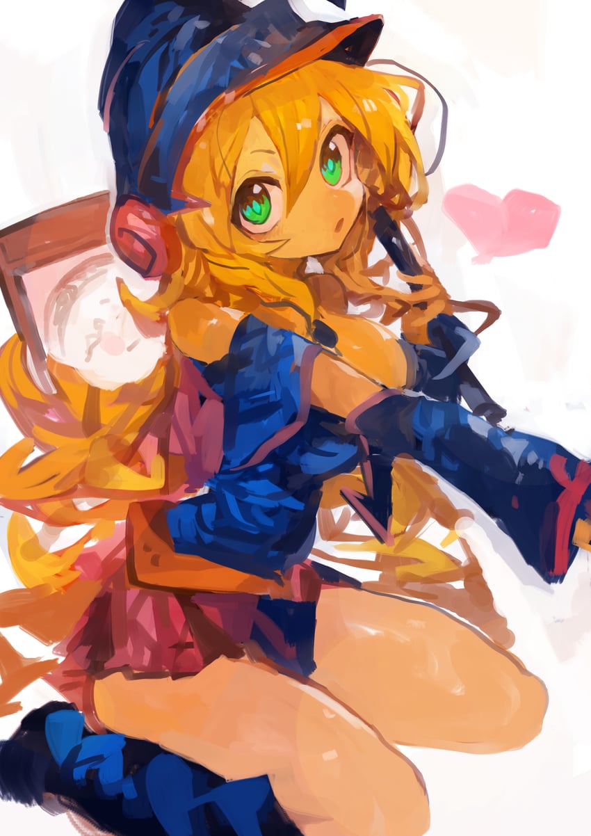 dark magician girl (yu-gi-oh!) drawn by kaamin_(mariarose753)