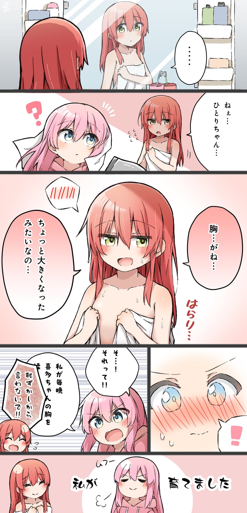 gotoh hitori and kita ikuyo (bocchi the rock!) drawn by shimakura_asado