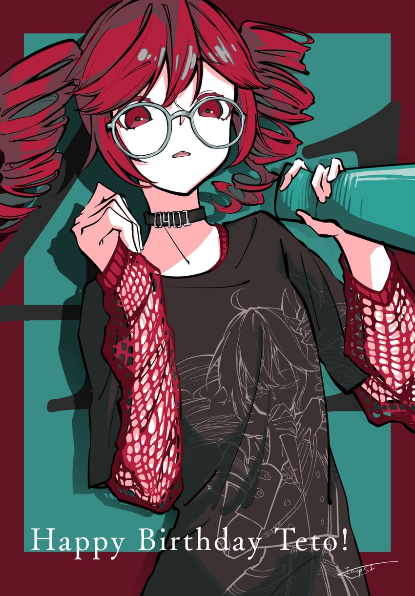 kasane teto (utau and 1 more) drawn by icrepki