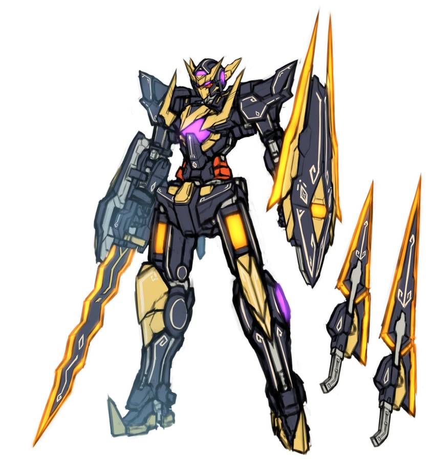 gundam exia dark matter (hololive and 5 more) drawn by pinguinkotak