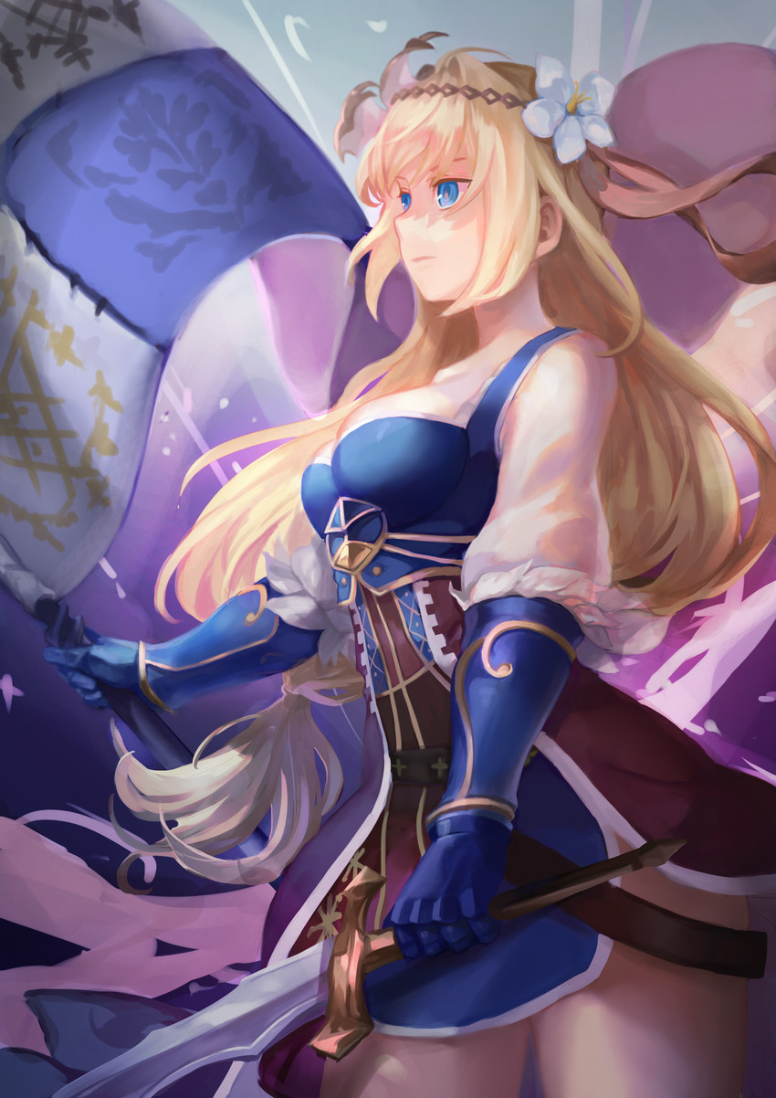 jeanne d'arc (granblue fantasy) drawn by hisa_tobi_(s41229)
