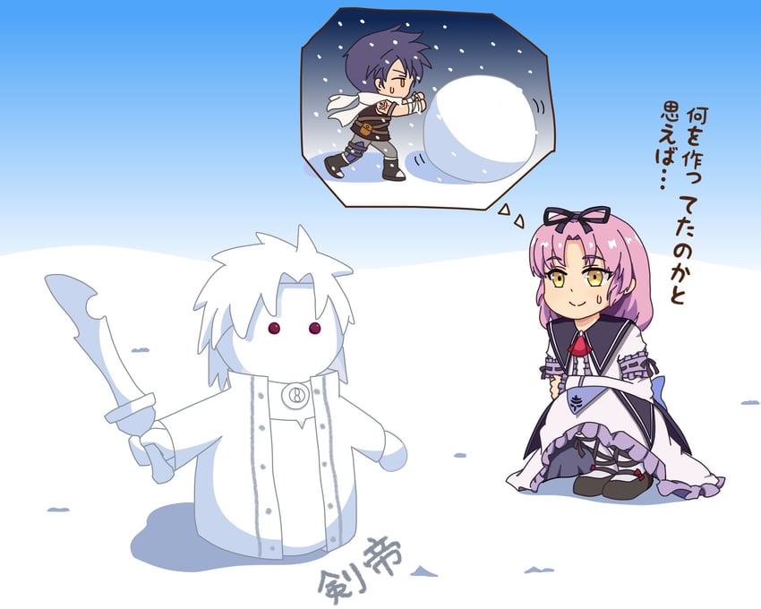 renne, joshua bright, and leonhardt (eiyuu densetsu and 1 more) drawn by a_suteru