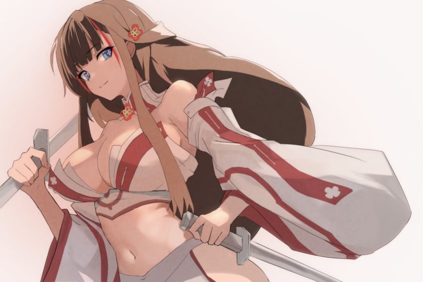 toki (senran kagura and 1 more) drawn by ahonoko