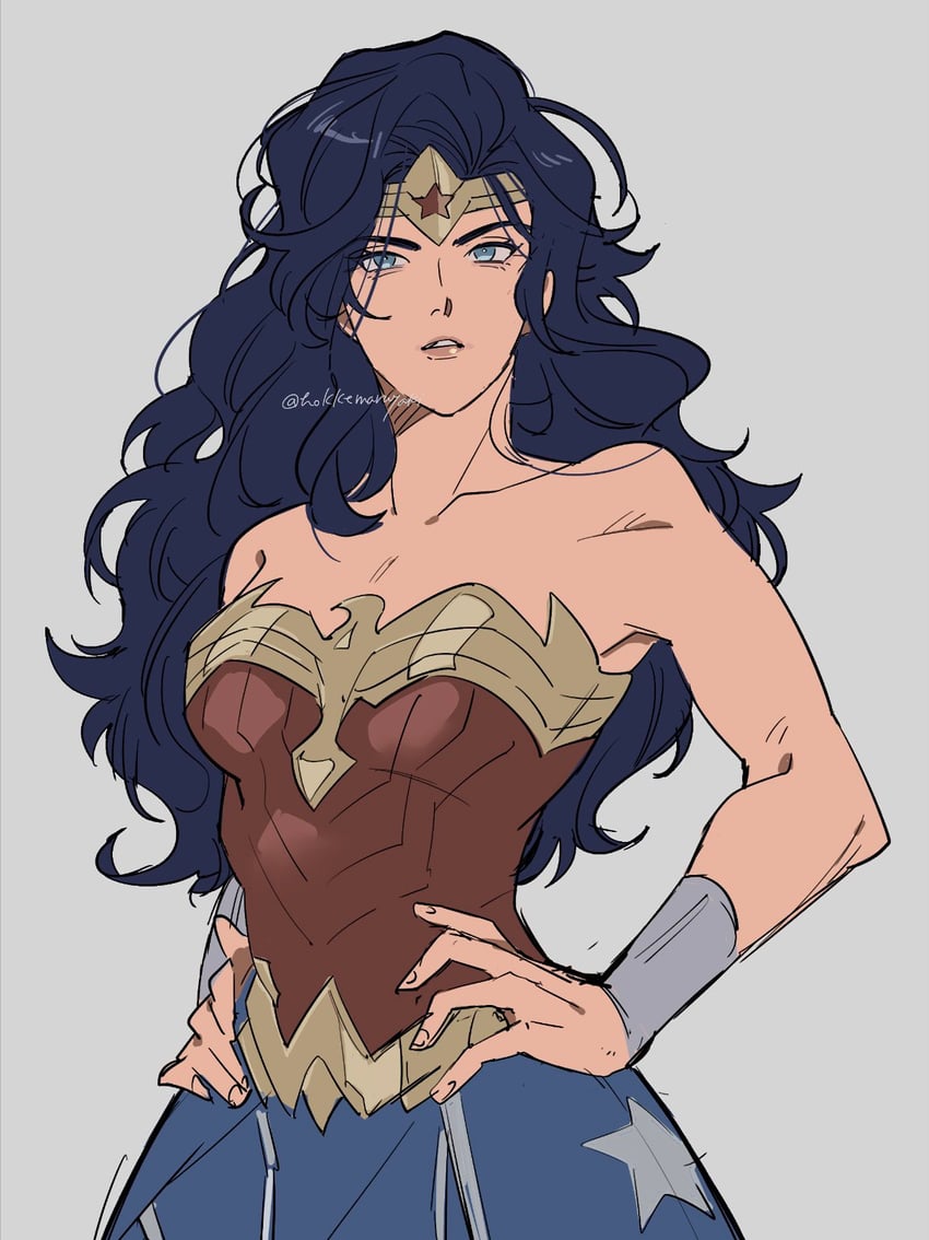 wonder woman (dc comics and 1 more) drawn by hokkemaruyaki