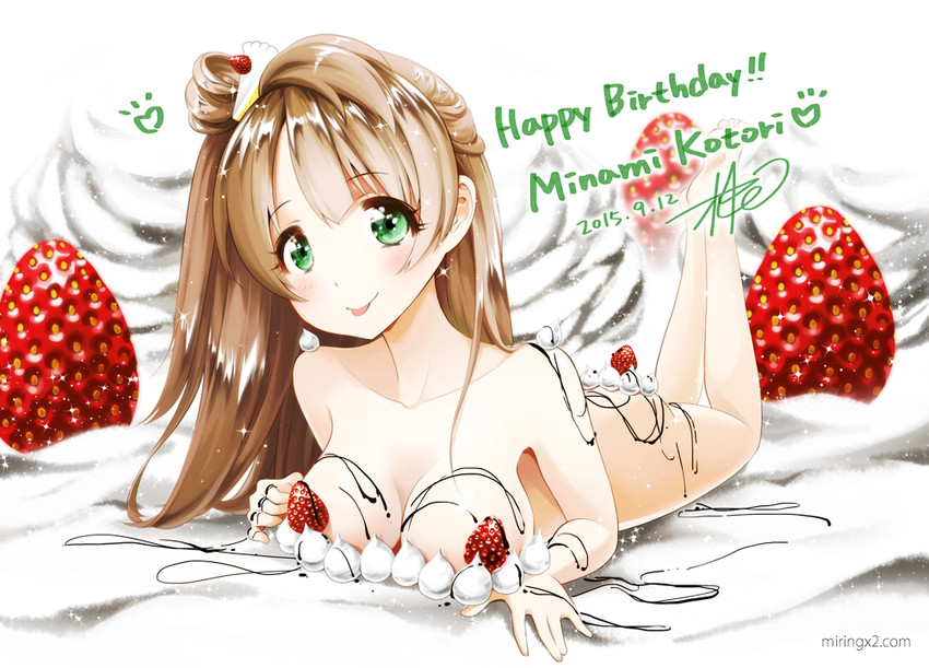 minami kotori (love live! and 1 more) drawn by miringx2