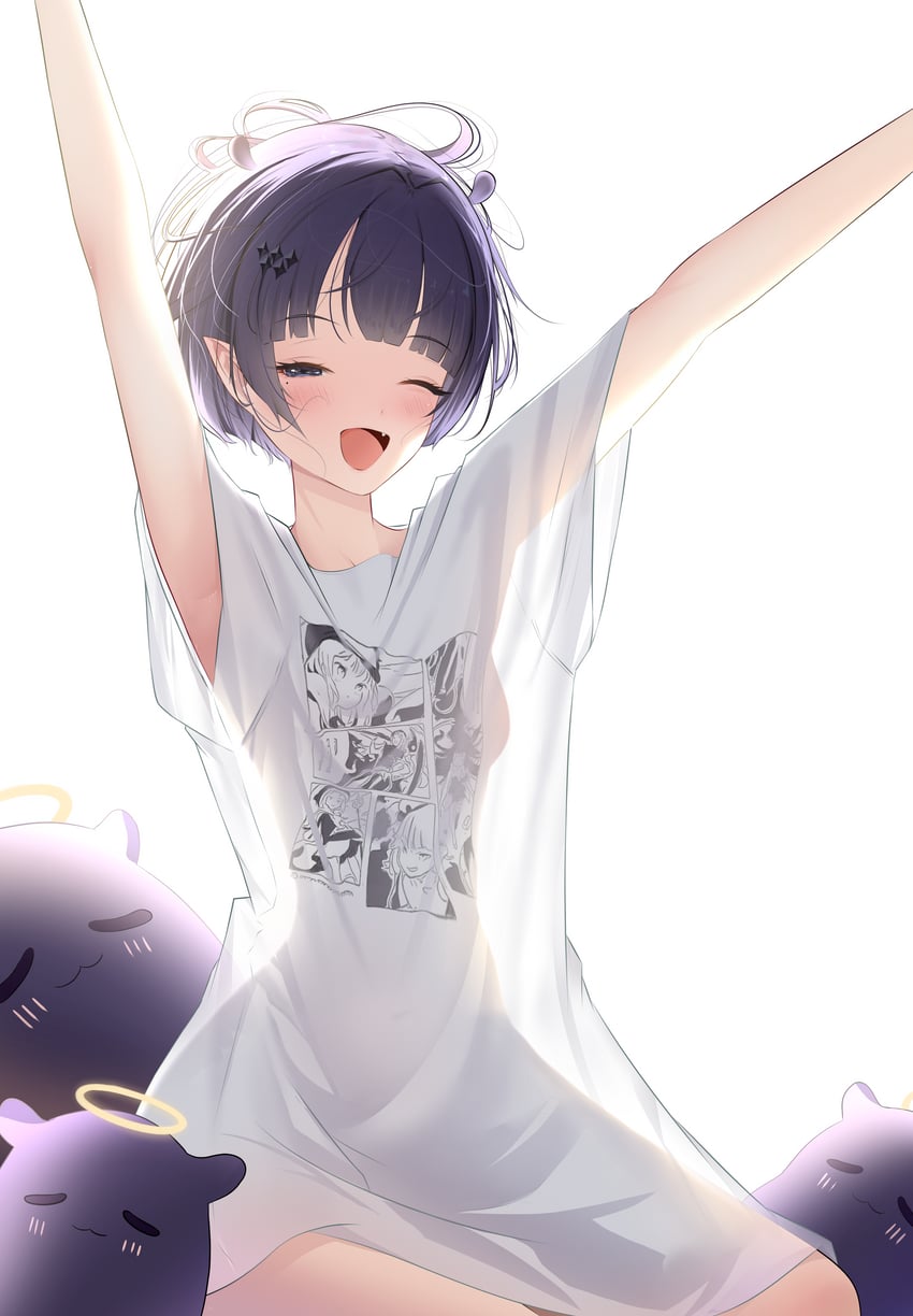 ninomae ina'nis and takodachi (hololive and 1 more) drawn by prab