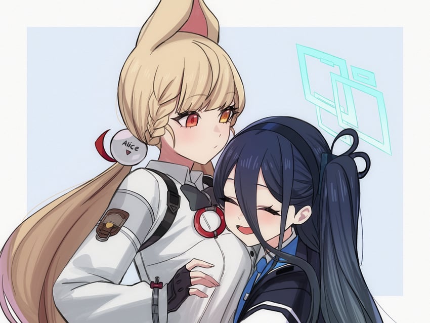 aris, alice thymefield, and tanaka minami (blue archive and 1 more) drawn by senapops