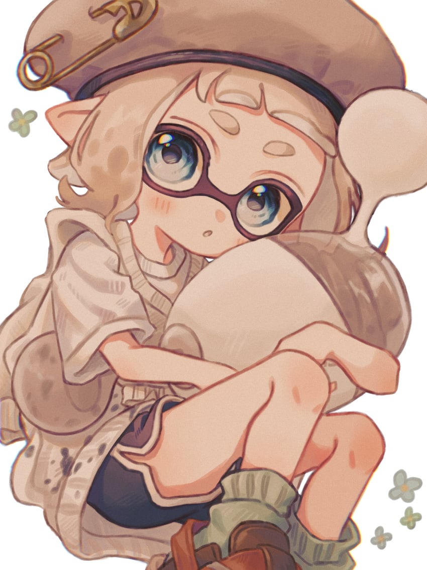 inkling player character and inkling girl (splatoon) drawn by ochocho2828