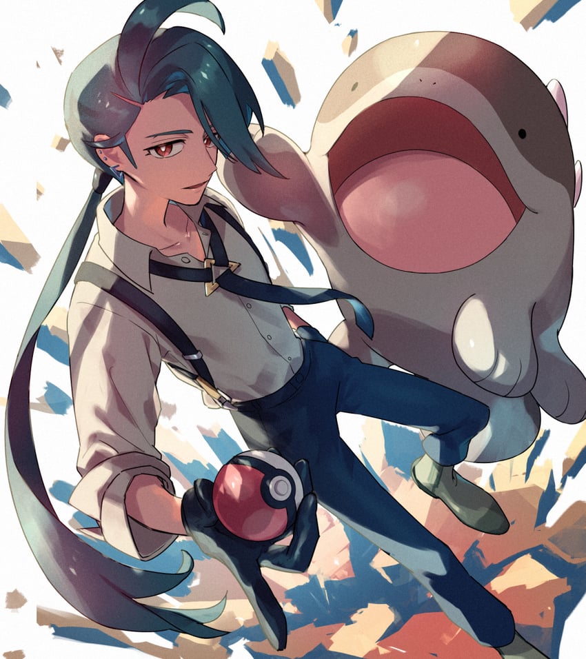 rika and clodsire (pokemon and 1 more) drawn by suruga_dbh
