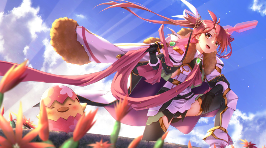 hoshikujaku and pasukoa (flower knight girl) drawn by mizunashi_(second_run)