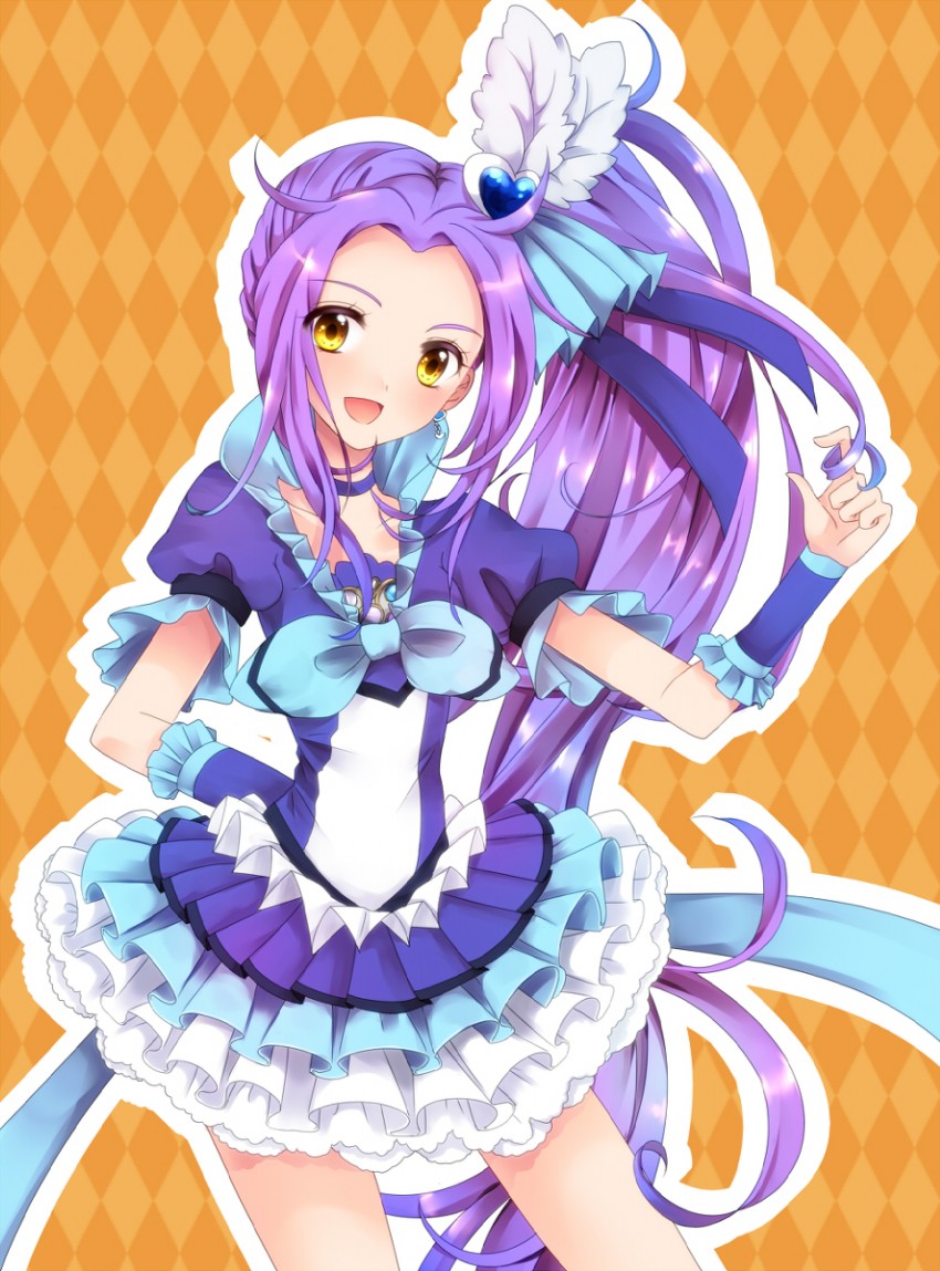 kurokawa eren, seiren, and cure beat (precure and 1 more) drawn by uzuki_aki