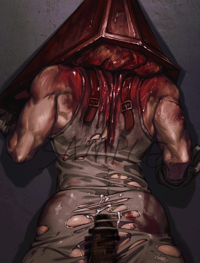pyramid head (silent hill and 2 more) drawn by c2h4_(1849155751)