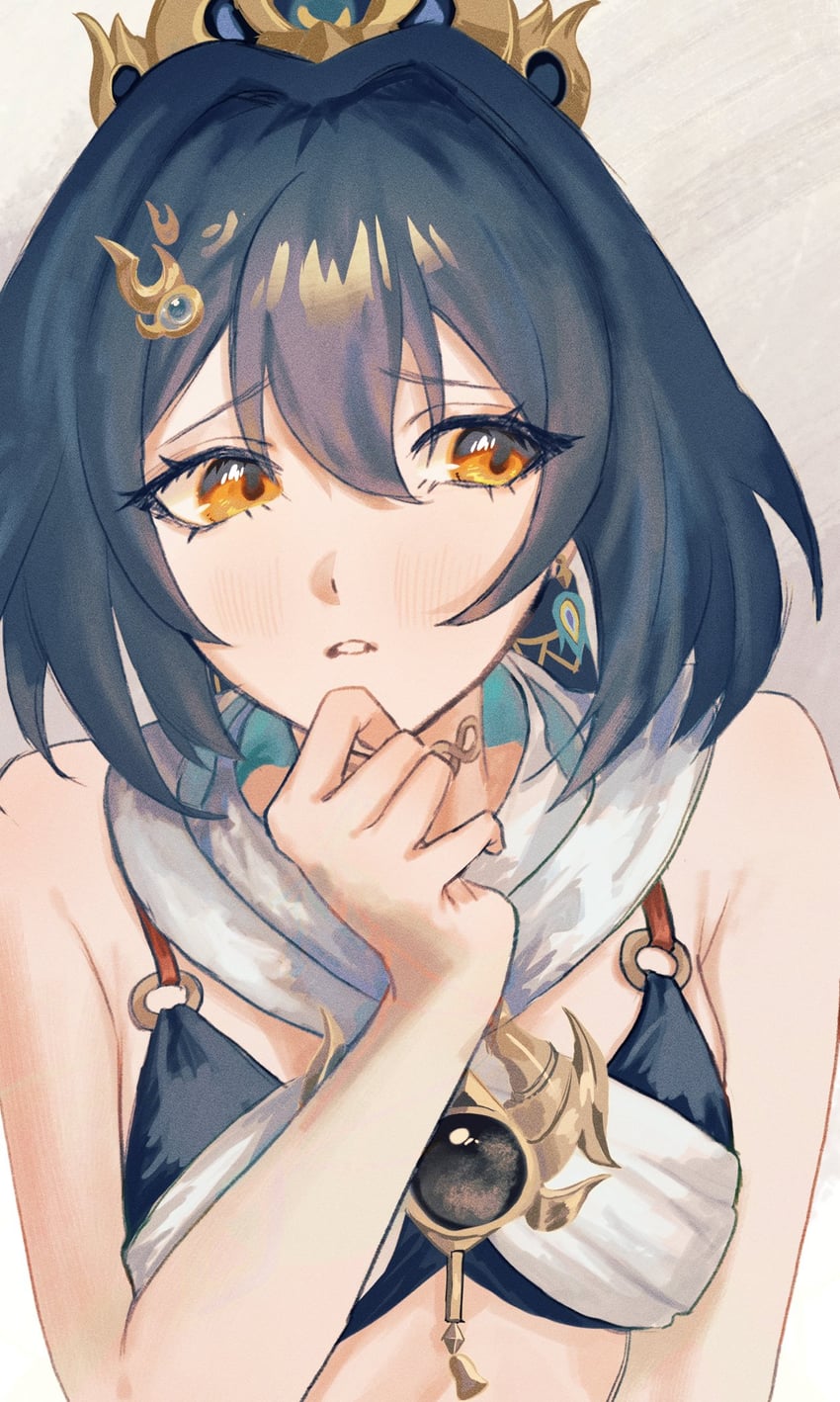 yunli (honkai and 1 more) drawn by asaaa_ichi