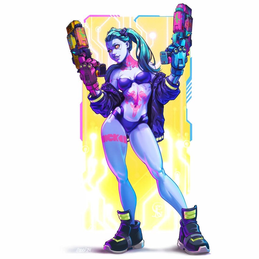 rebecca (cyberpunk and 1 more) drawn by user_khhk4738