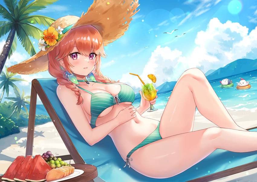 takanashi kiara and kfp employee (hololive and 1 more) drawn by sebu_illust