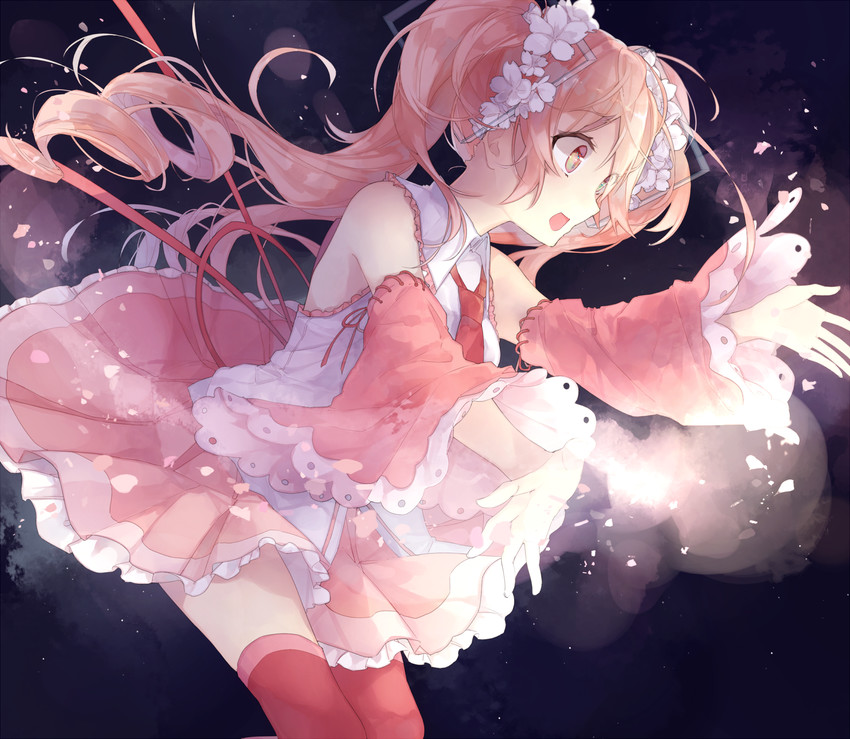 hatsune miku and sakura miku (vocaloid) drawn by natyu_hata