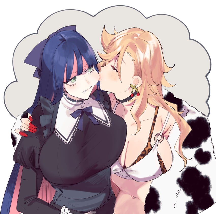 stocking and panty (panty & stocking with garterbelt) drawn by mayana_(bbpp)
