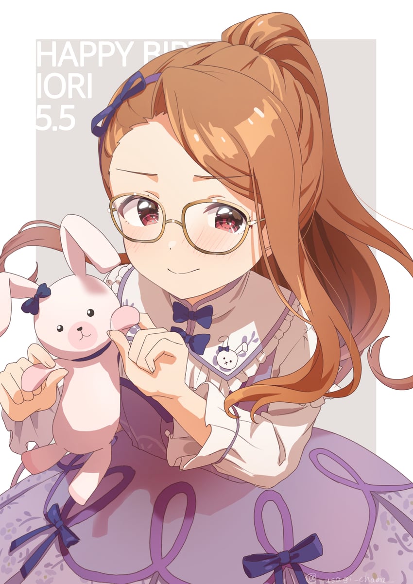 minase iori and usa-chan (idolmaster and 2 more) drawn by usagichama