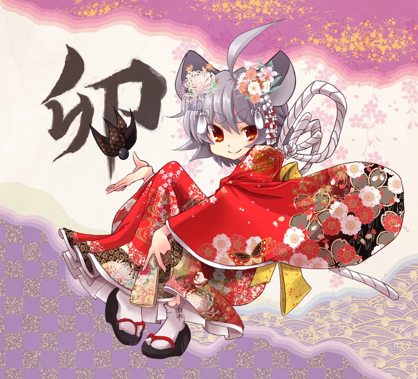 nazrin (touhou) drawn by usa-pom
