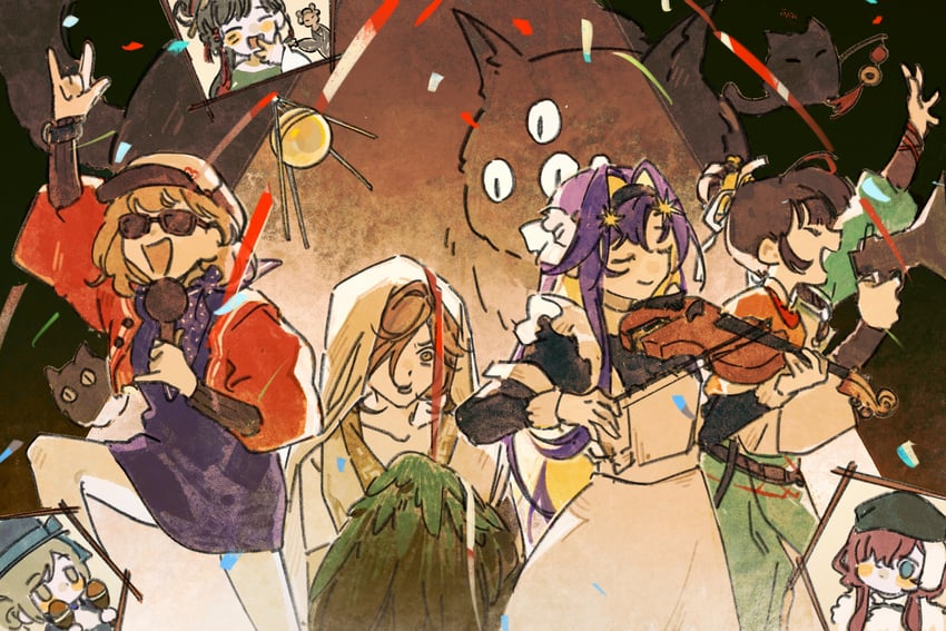 vertin, regulus, voyager, jiu niangzi, an-an lee, and 4 more (reverse:1999)