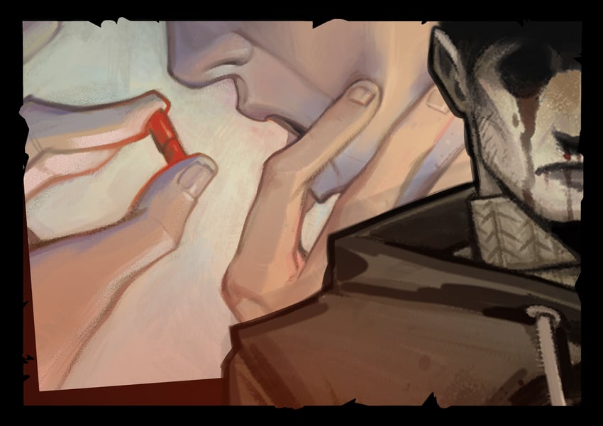 david leatherhoff and the addiction (afraid of monsters) drawn by cellar_art