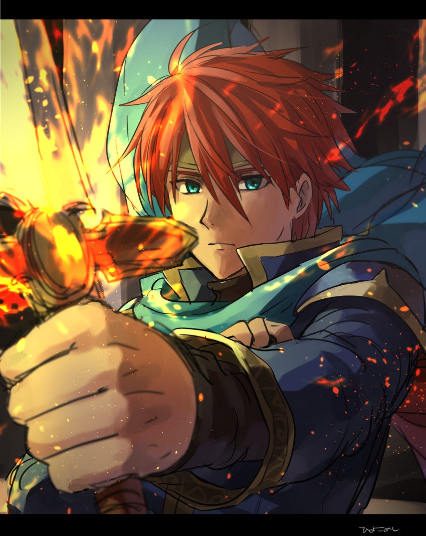 eliwood (fire emblem and 2 more) drawn by kometubu0712