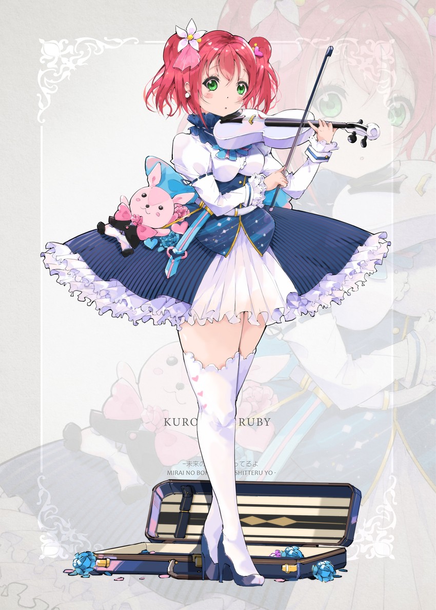 kurosawa ruby (love live! and 1 more) drawn by qianqian