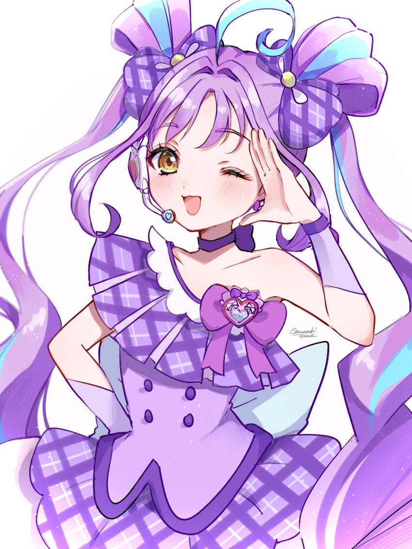 shigure kokoro and cure kyunkyun (precure and 1 more) drawn by tama_3355