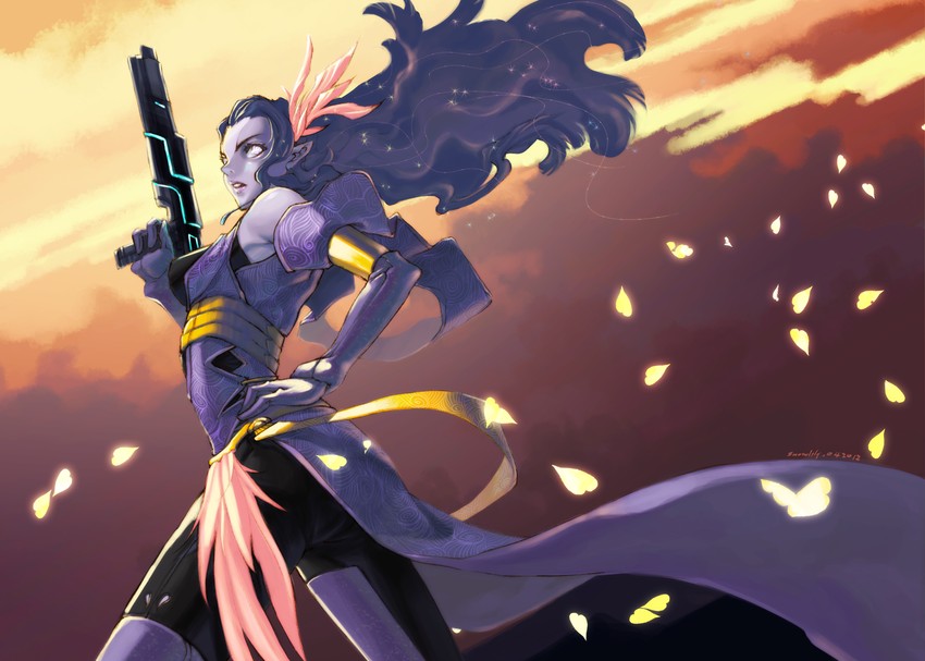 tali'zorah (mass effect) drawn by stellarstatelogic