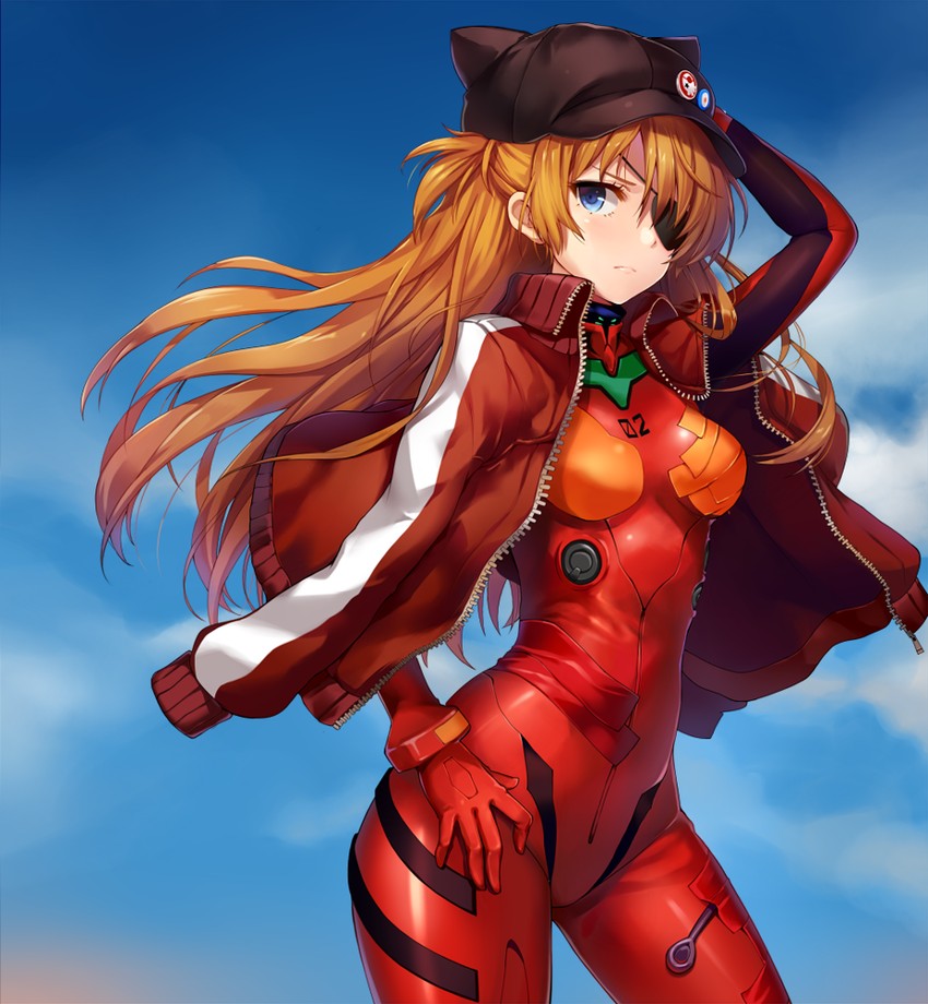 souryuu asuka langley (neon genesis evangelion and 2 more) drawn by momoko_(momopoco)