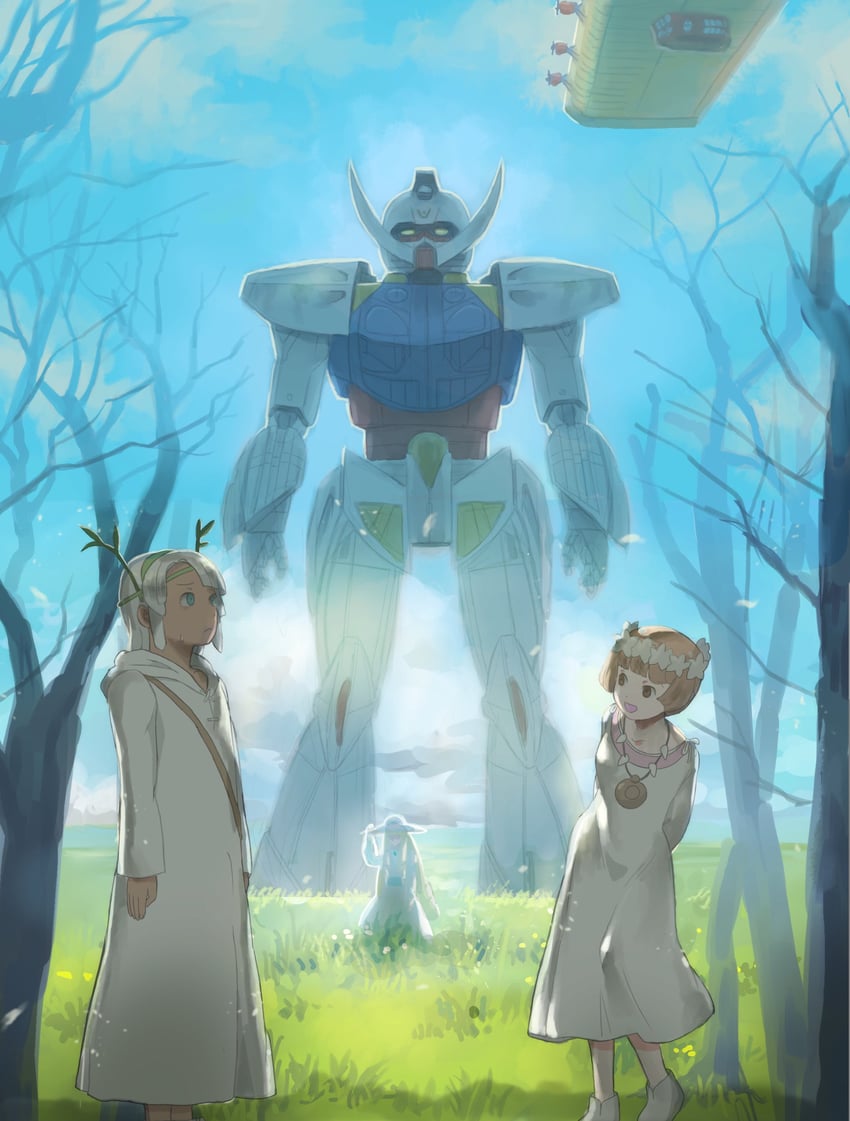 turn a gundam, loran cehack, kihel heim, and sochie heim (gundam and 1 more) drawn by k_katora