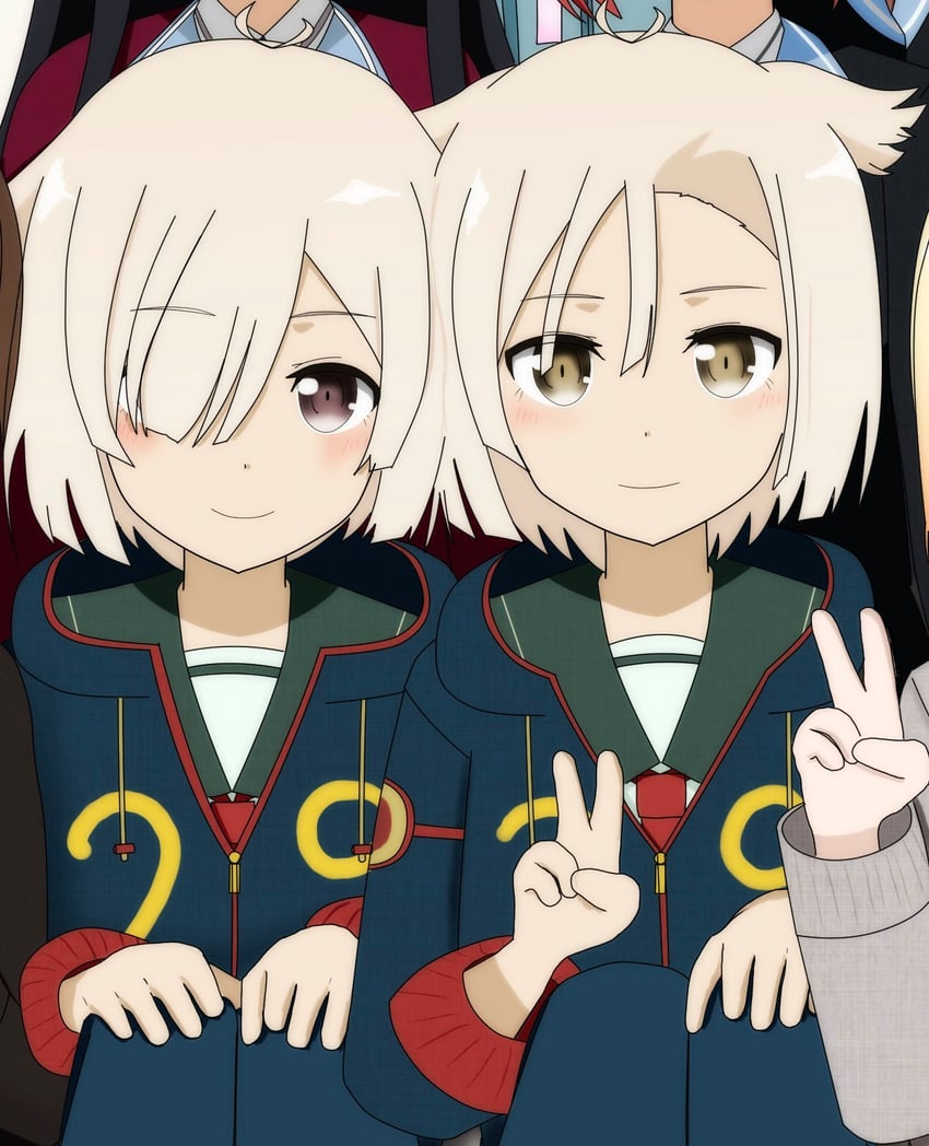 takashima yuuna, koori chikage, and yamabushi shizuku (yuusha de aru and 2 more) drawn by old_remnants