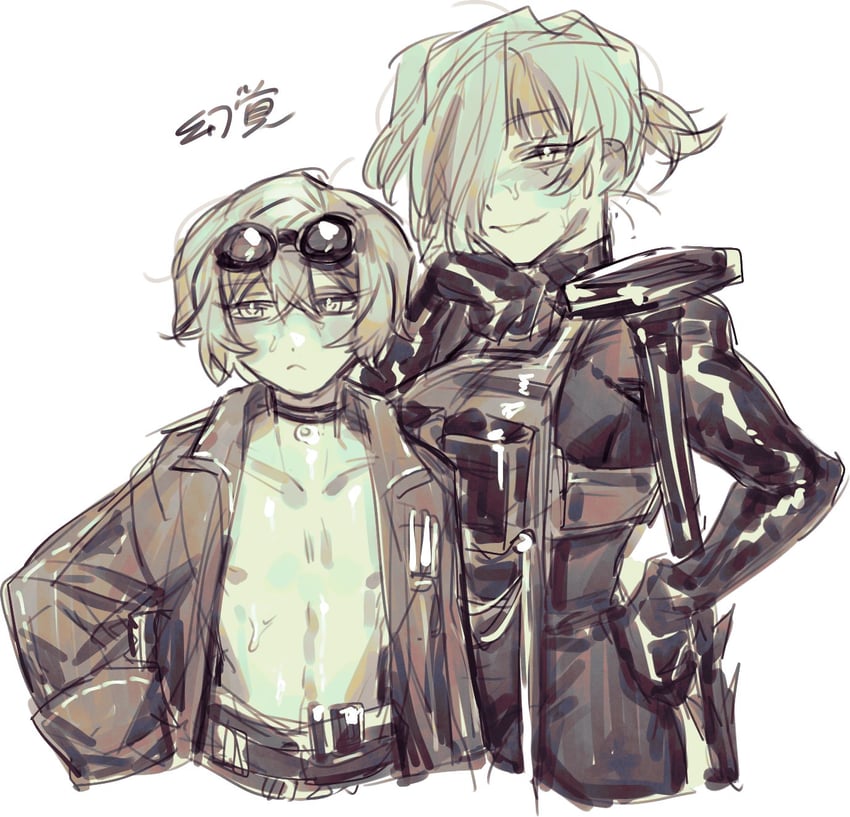 sinclair and kromer (project moon and 1 more) drawn by ymst_prmn