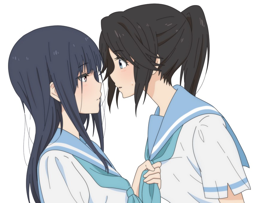 yoroizuka mizore and kasaki nozomi (hibike! euphonium and 1 more) drawn by motomati