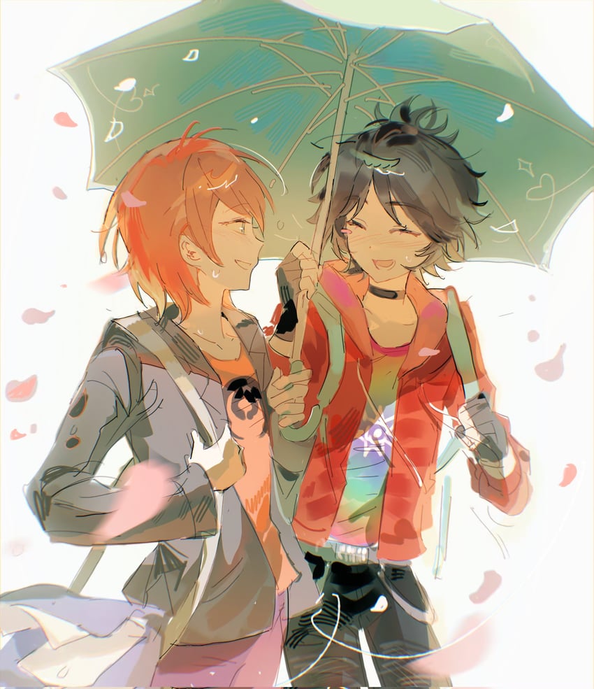 nathaniel kurtzberg and marc anciel (miraculous ladybug) drawn by aeridpm