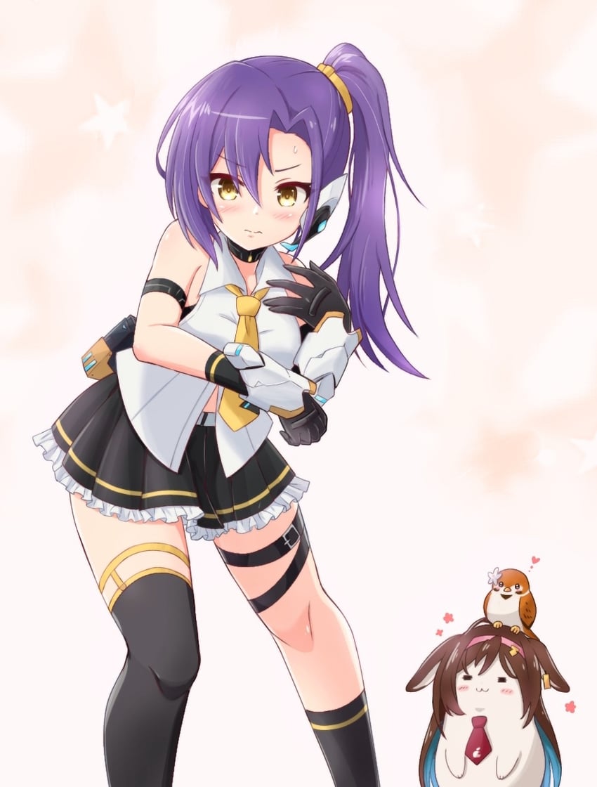 shiozaki suzume, honma akehi, hatsukano yo, and ishizuka fujino (assault lily) drawn by inoguchi_minto
